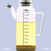 تصویر ظرف روغن ریز 1100 میلی لیتر یونیک درب استیل UN-2032 