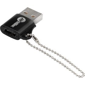 تصویر تبدیل Miller OTG USB TO Type-C مدل MO-201 - مشکی 