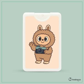 تصویر عطرجیبی طرح لبوبوی کارتونی عکاس بامزه 