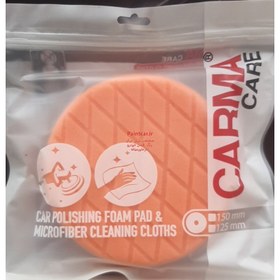 تصویر پد پولیش روتاری آنتی هولوگرام 125 میلیمتری کارماکر مدل Carmacare Foam Pad Polishing Rotary Anti Hologram 