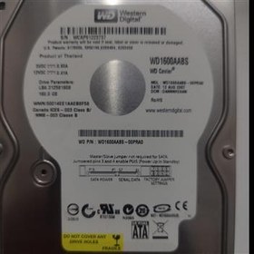 تصویر هارد western digital 160G 