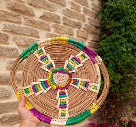 تصویر دیوارکوب حصیری 