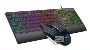 تصویر کیبورد و ماوس باسیم مخصوص بازی آئولا مدل T201 Aula T201 Wired Gaming Keyboard and Mouse Combo