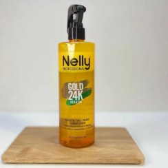 تصویر سرم مو اسپری دوفاز نلی Nelly Gold 24K Keratin 2 Phase Hair Serum 