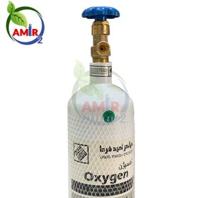 تصویر کپسول اکسیژن مدل ۲ لیتری Oxygen cylinder 2 Liter