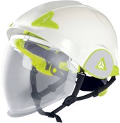 تصویر کلاه ایمنی عایق برق شیلد دار دلتا پلاس مدل ONYX2 BLANC DELTAPLUS ONYX2 BLANC safty helmet