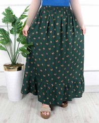 تصویر دامن زنانه ململ گلدار کد 6965 