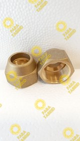 تصویر مهره برنجی سایز 3/4 اینچ Brass Nut 3/4 inch