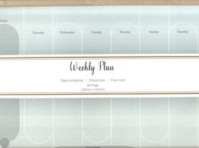 تصویر دفتر برنامه ریزی (پلنر هفتگی،WEEKLY PLANNER)،(کد 892) 