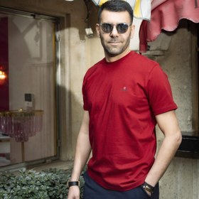 تصویر تی شرت مردانه برند کیکمو مدل آستین کوتاه جنس نخ پنبه کد KMT - 021201 KIKEMO t-shirt for men code KMT - 021201