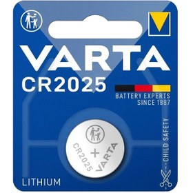 تصویر باتری سکه‌ ای وارتا مدل CR2025 Varta CR2025 Lithium Battery