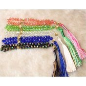 تصویر تسبیح کریستال کوتاه (سایز8) 