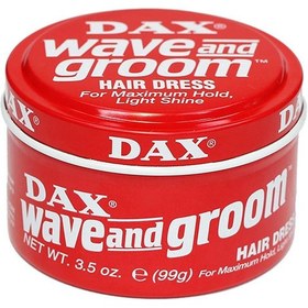 تصویر واکس موی داکس قرمز مدل WAVE AND GROOM حجم ۹۹ گرم ا WAVE AND GROOM red dox hair wax, volume 99 grams WAVE AND GROOM red dox hair wax, volume 99 grams