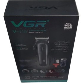 تصویر ماشین اصلاح موی سر وی جی ار مدل V-118 vgr-v-118