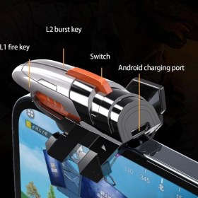 تصویر تریگر و دسته بازی مغناطیسی 6 انگشتی موبایل ممو 