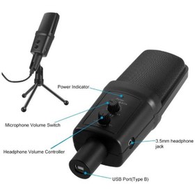 تصویر میکروفون رومیزی یانمای مدل SF-970 YANMAI SF-970 USB Microphone