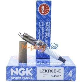 تصویر شمع تک پلاتین ان جی کا NGK – LZR6B-E- 94937 