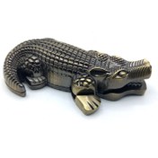 تصویر فندک تمساح شعله رنگی 