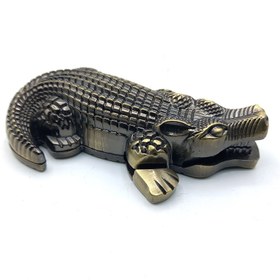 تصویر فندک تمساح شعله رنگی 