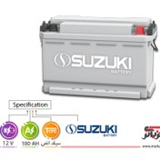 تصویر باتری سیلد (اتمی) 12 ولت 100 آمپر سوزوکی Suzuki 12V 100AH CSB VRLA Battery