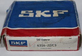 تصویر 6316-2Z/C3 بلبرینگ شیارعمیق SKF اصلی 