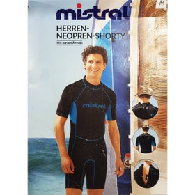 تصویر (وتسوت) لباس غواصی و ورزش های آبی۳ میل Mistral مردانه نیم تنه آستین بلند - مدیوم (M) ا Neoprene wetsuit Neoprene wetsuit