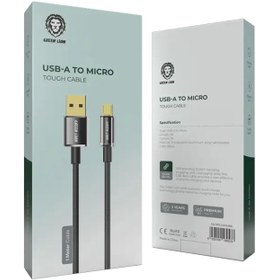 تصویر Green Lion USB-A To Micro Tough Cable 1m - Black 