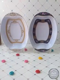 تصویر مرغ خوری ملامین بیضی 