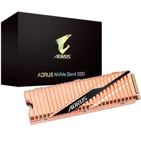تصویر اس اس دی اینترنال گیگابایت آروس مدل AORUS NVME GEN4 ظرفیت 500 گیگابایت ا Gigabyte AORUS NVME GEN4 500GB SSD Gigabyte AORUS NVME GEN4 500GB SSD