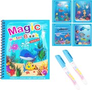 تصویر دفتر نقاشی جادویی مجیک واتر نقاشی با آب 