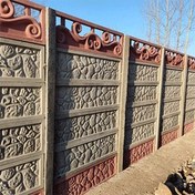 تصویر دیوار پیش ساخته باغی سفارشی و طرح دار 