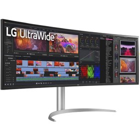 تصویر مانیتور ال جی مدل 49WQ95C-W سایز 49 اینچ LG 49WQ95C-W Curved UltraWide Monitor 49Inch