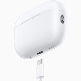 تصویر هدفون بی سیم اپل مدل ایرپاد پرو 2 2023 _ تایپ سی اصل Apple Airpods Pro 2 2023 _ Type C Wireless Headphone