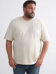 تصویر تی شرت سایز بزرگ مردانه ال سی وایکیکی lc-waikiki lc waikiki 