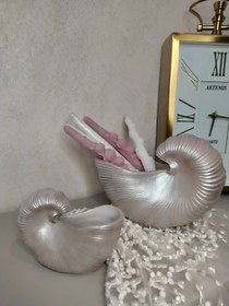 تصویر صدف دکوری جاشمعی 