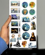 تصویر پک استیکر ضد آب ونگوگ کد 8 