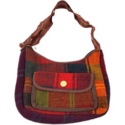 تصویر کیف رودوشی زنانه جاجیم طرح سنتی کد 114 