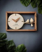 تصویر ساعت دیواری g25 افقی - سبز 