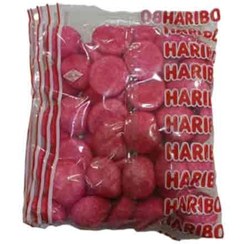 تصویر مارشمالو هاریبو Haribo Chamallows Rubino با طعم توت فرنگی 500 گرم 