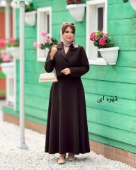 تصویر کت و دامن زنانه آیدان کد 100300 رنگ سورمه ای 