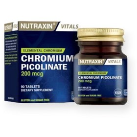 تصویر کروم پیکولینات نوتراکسین Nutraxin Chromium Picolinate Nutraxin Chromium Picolinate