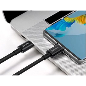 تصویر کابل تبدیل USB-C به USB-C باسئوس مدل CATYS-100W طول 1 متر 