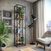 تصویر شلف ایستاده مینیمال پینترستی مدل Sh601 - طرح چوب Sh601 - Shelves