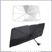 تصویر چتر آفتابگیر شیشه جلو اتومبیل گرین لاین Green Car Windshield Sunshade Umbrella 