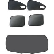 تصویر آفتابگیر کامل قالبی تاشو شیشه بغل پژو 206 