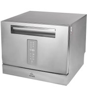 تصویر ظرفشویی رومیزی ایوولی مدل Evvoli Mini Portable Dishwasher EVDW-6MS 