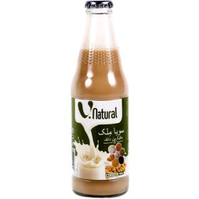 تصویر شير سويا و.نچرال چند غله طبيعی شيشه 300 ميل V.NATURL مدل Soy Milk With Multi Grain V.Natural Soy Milk Multi Grain 300ml