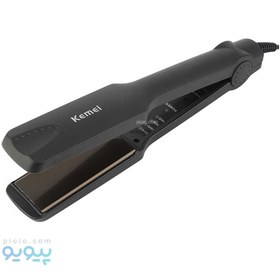 تصویر اتو مو کیمی مدل KM-329 مشکی مات Kemei