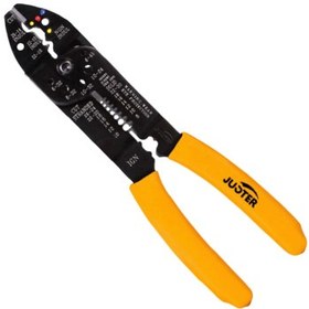 تصویر انبر سیم چین،لخت کن،پرس سرسیم و پیچ قطع کن حرفه ای جاستر JUSTER مدل JLD25003 