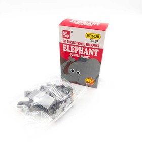 تصویر لگو تراش پازلی مدل فیل 